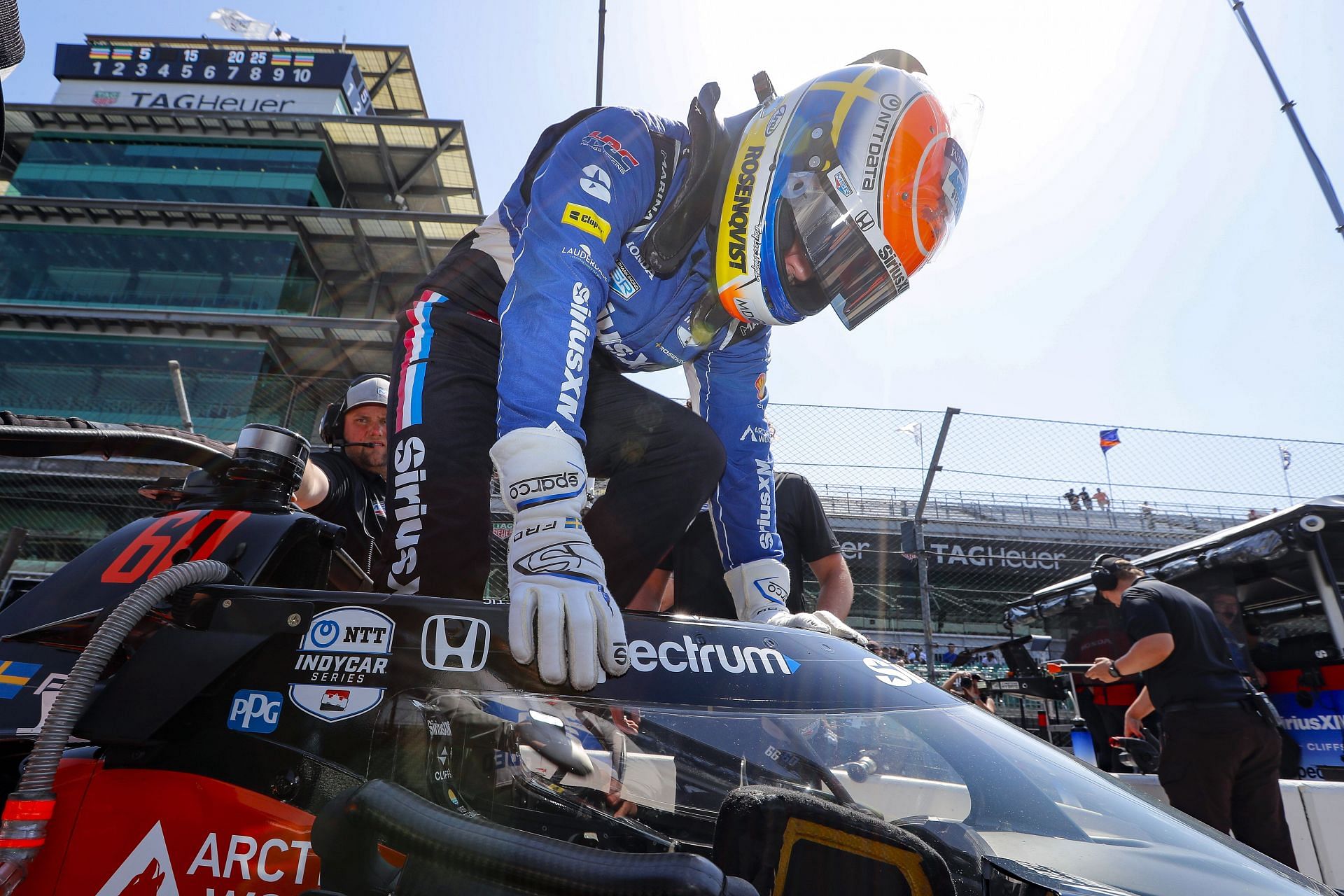 Felix Rosenqvist at the 109th Running Of The Indianapolis 500 - Source: Getty